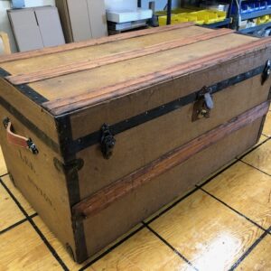 T1959 is a Good Old Packing Trunk from the 1890s - Nothing Fancy, Just a safe way to Move your stuff