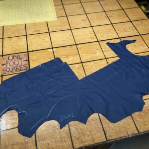 Leather Hide Clearance Sale Item 1873 Blue Upholstery Leather